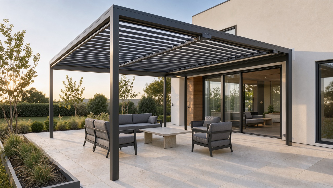 Pergola tarasowa aluminiowa