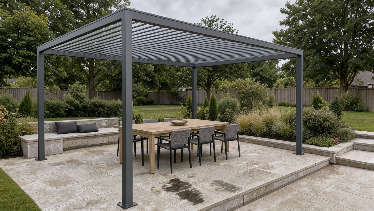 Pergola tarasowa aluminiowa